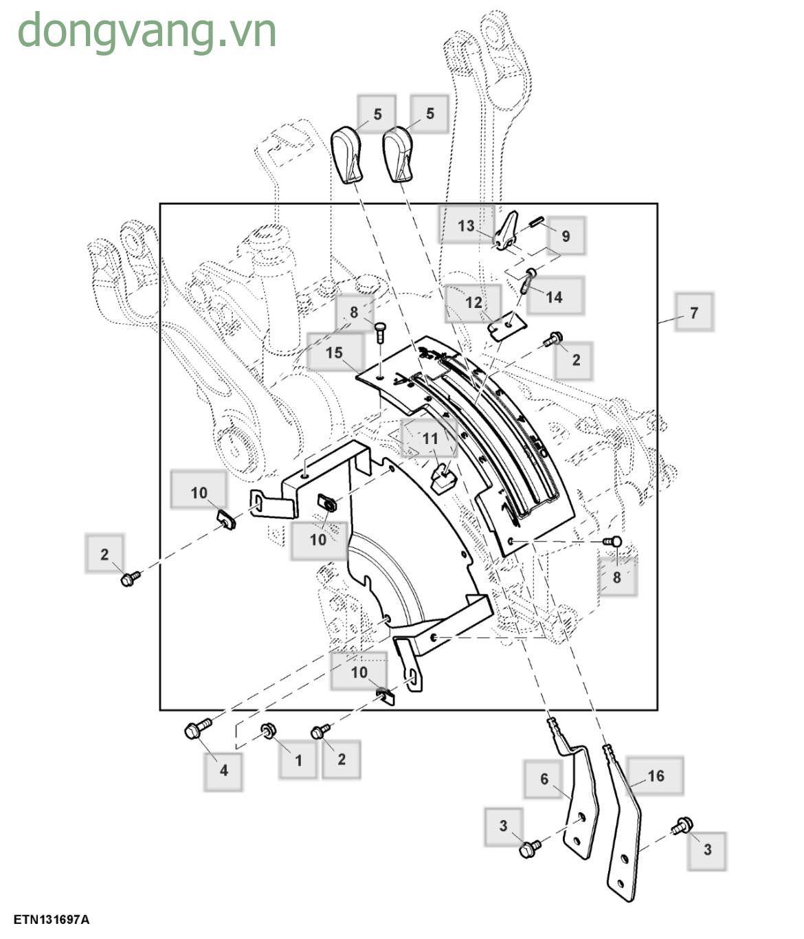 Quadrant, MFWD, 2100 RPM - ST829455
